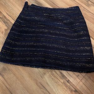 Tweed mini skirt